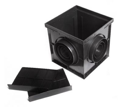 Дождеприемник пластиковый 200х200 в сборе (без решетки) от производителя  Аквасток по цене 470 р Дождеприемник пластиковый 200х200 в сборе (без решетки) от производителя  Аквасток по цене 470 р