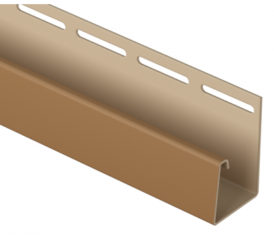 J-профиль фасадный 30 мм Каштановый от производителя  Docke по цене 500 р J-профиль фасадный 30 мм Каштановый от производителя  Docke по цене 500 р
