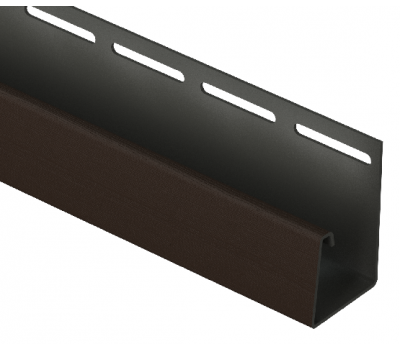 J-профиль фасадный 30 мм Шоколадный от производителя  Docke по цене 600 р J-профиль фасадный 30 мм Шоколадный от производителя  Docke по цене 600 р