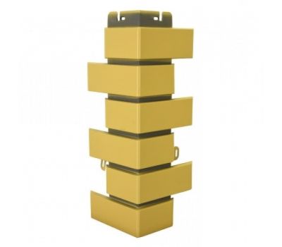 Угол наружный Кирпич клинкерный Желтый от производителя  Альта-профиль по цене 681 р Угол наружный Кирпич клинкерный Желтый от производителя  Альта-профиль по цене 681 р