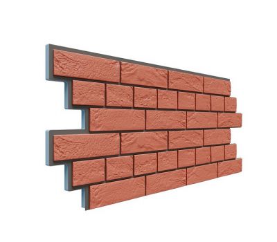 Фасадная термопанель Венецианский кирпич 20 мм - Красный от производителя Доломит по цене 980 р Фасадная термопанель Венецианский кирпич 20 мм - Красный от производителя Доломит по цене 980 р
