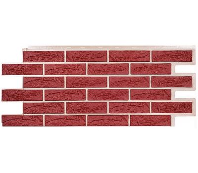 Фасадные панели СЕРИЯ Лондон Брик Кирпич - Красный от производителя  Т-сайдинг по цене 580 р Фасадные панели СЕРИЯ Лондон Брик Кирпич - Красный от производителя  Т-сайдинг по цене 580 р