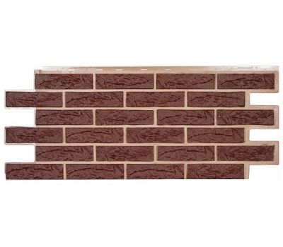 Фасадные панели СЕРИЯ Лондон Брик Кирпич - Коричневый от производителя  Т-сайдинг по цене 580 р Фасадные панели СЕРИЯ Лондон Брик Кирпич - Коричневый от производителя  Т-сайдинг по цене 580 р