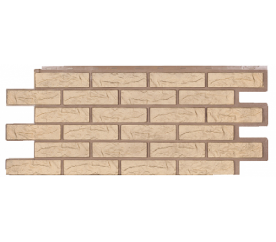 Фасадные панели СЕРИЯ Лондон Брик Кирпич - Желтый от производителя  Т-сайдинг по цене 580 р Фасадные панели СЕРИЯ Лондон Брик Кирпич - Желтый от производителя  Т-сайдинг по цене 580 р