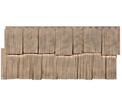 Фасадные панели СЕРИЯ Щепа Дуб - Урал от производителя  Т-сайдинг по цене 595 р