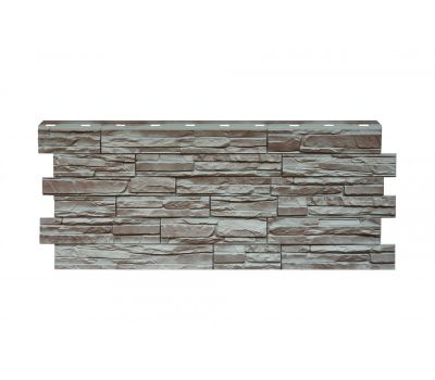 Цокольный сайдинг «Сланец» Серый от производителя  Nordside по цене 557 р Цокольный сайдинг «Сланец» Серый от производителя  Nordside по цене 557 р