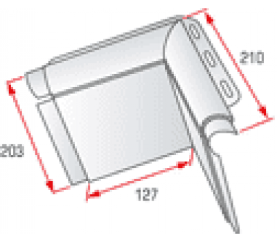 Угловой элемент откоса от производителя  Альта-профиль по цене 295 р Угловой элемент откоса от производителя  Альта-профиль по цене 295 р