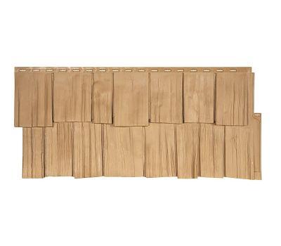 Фасадные панели СЕРИЯ ЭКО-1 ЩЕПА ДУБ - Крем от производителя  Т-сайдинг по цене 520 р