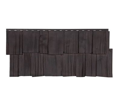 Фасадные панели СЕРИЯ ЭКО 2 ЩЕПА ДУБ - Венге от производителя  Т-сайдинг по цене 580 р