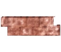 Фасадные панели (цокольный сайдинг) коллекция Галактика - Медь Фасадные панели (цокольный сайдинг) коллекция Галактика - Медь