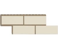 Фасадные панели (цокольный сайдинг)  Неаполитанский камень Белый Фасадные панели (цокольный сайдинг)  Неаполитанский камень Белый