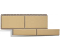 Фасадные панели (цокольный сайдинг)   Флорентийский камень Песчанный Фасадные панели (цокольный сайдинг)   Флорентийский камень Песчанный