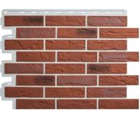 Фасадные панели (цокольный сайдинг)   Кирпич рижский - 04 Фасадные панели (цокольный сайдинг)   Кирпич рижский - 04