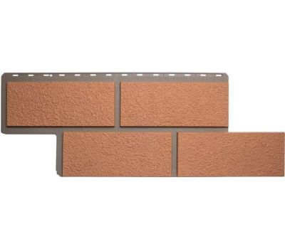 Фасадные панели (цокольный сайдинг)  Неаполитанский камень Персиковый от производителя  Альта-профиль по цене 598 р Фасадные панели (цокольный сайдинг)  Неаполитанский камень Персиковый от производителя  Альта-профиль по цене 598 р