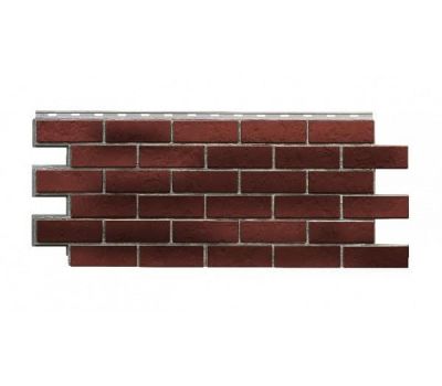 Цокольный сайдинг «Старый форт» Карминный от производителя  Nordside по цене 507 р Цокольный сайдинг «Старый форт» Карминный от производителя  Nordside по цене 507 р