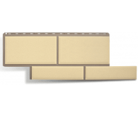 Фасадные панели (цокольный сайдинг)   Флорентийский камень Слоновая Кость Фасадные панели (цокольный сайдинг)   Флорентийский камень Слоновая Кость