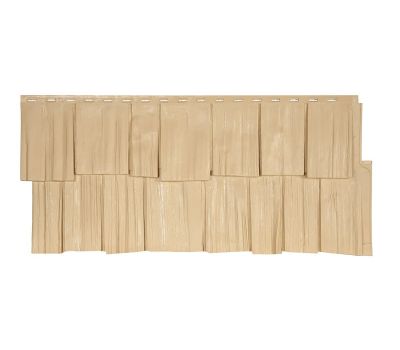 Фасадные панели СЕРИЯ ЭКО-1 ЩЕПА ДУБ - Амбер от производителя  Т-сайдинг по цене 520 р