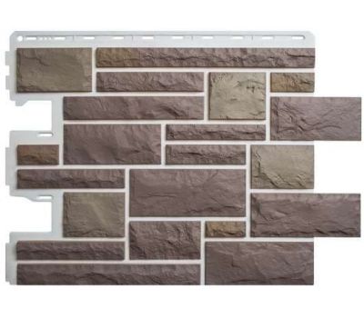 Фасадные панели (цокольный сайдинг)   Камень пражский 03 от производителя  Альта-профиль по цене 623 р