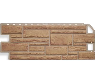 Фасадные панели (цокольный сайдинг) Камень Бежевый от производителя  Альта-профиль по цене 632 р Фасадные панели (цокольный сайдинг) Камень Бежевый от производителя  Альта-профиль по цене 632 р