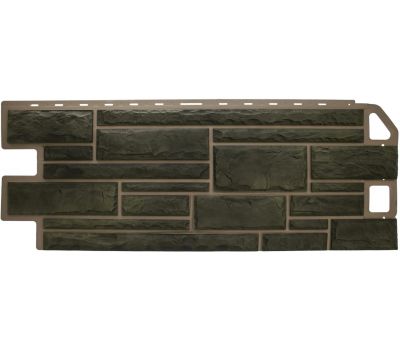 Фасадные панели (цокольный сайдинг) Камень Малахит от производителя  Альта-профиль по цене 632 р