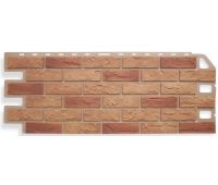 Фасадные панели (цокольный сайдинг)  Кирпич Бежевый Комби Фасадные панели (цокольный сайдинг)  Кирпич Бежевый Комби