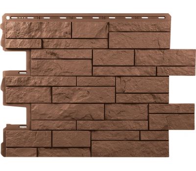 Фасадные панели Шотландия ЭКО Терракотовый от производителя  Альта-профиль по цене 573 р Фасадные панели Шотландия ЭКО Терракотовый от производителя  Альта-профиль по цене 573 р