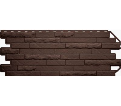 Фасадные панели (цокольный сайдинг) Кирпич антик ЭКО Коричневый от производителя  Альта-профиль по цене 595 р Фасадные панели (цокольный сайдинг) Кирпич антик ЭКО Коричневый от производителя  Альта-профиль по цене 595 р