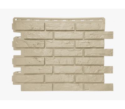 Фасадные панели Кирпич рижский Эко Кремовый от производителя  Альта-профиль по цене 573 р Фасадные панели Кирпич рижский Эко Кремовый от производителя  Альта-профиль по цене 573 р