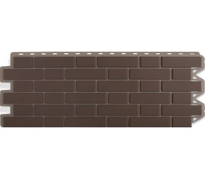 Фасадные панели (цокольный сайдинг) Кирпич клинкерный Коричневый от производителя Альта-профиль по цене 680 р Фасадные панели (цокольный сайдинг) Кирпич клинкерный Коричневый от производителя Альта-профиль по цене 680 р