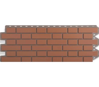 Фасадные панели (цокольный сайдинг) Кирпич клинкерный Красный от производителя  Альта-профиль по цене 680 р Фасадные панели (цокольный сайдинг) Кирпич клинкерный Красный от производителя  Альта-профиль по цене 680 р