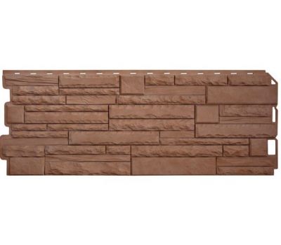 Фасадные панели Скалистый камень ЭКО Терракотовый от производителя Альта-профиль по цене 595 р Фасадные панели Скалистый камень ЭКО Терракотовый от производителя Альта-профиль по цене 595 р