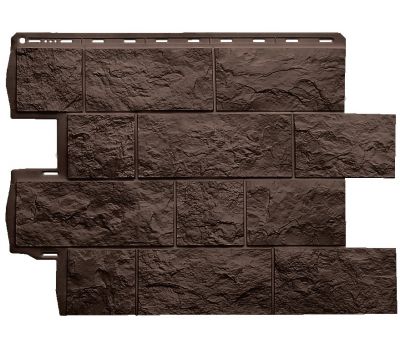 Фасадная панель Туф ЭКО Коричневый от производителя Альта-профиль по цене 573 р Фасадная панель Туф ЭКО Коричневый от производителя Альта-профиль по цене 573 р