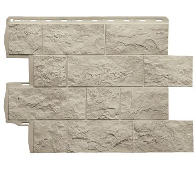 Фасадная панель Туф ЭКО Кремовый от производителя  Альта-профиль по цене 573 р Фасадная панель Туф ЭКО Кремовый от производителя  Альта-профиль по цене 573 р