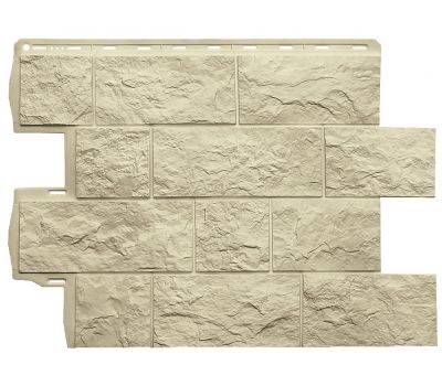 Фасадная панель Туф ЭКО Песчаный от производителя  Альта-профиль по цене 573 р Фасадная панель Туф ЭКО Песчаный от производителя  Альта-профиль по цене 573 р