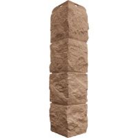 Угол наружный  Туф ЭКО Бежевый Угол наружный  Туф ЭКО Бежевый