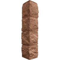 Угол наружный  Туф ЭКО Терракотовый Угол наружный  Туф ЭКО Терракотовый