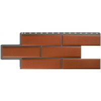 Фасадные панели (цокольный сайдинг) Венецианский камень Терракотовый Фасадные панели (цокольный сайдинг) Венецианский камень Терракотовый