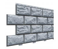 Фасадные панели Альпийская горка - Серо-голубой Фасадные панели Альпийская горка - Серо-голубой