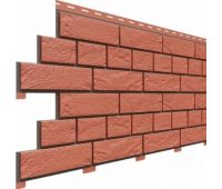Цокольный сайдинг коллекция Кирпич Славянка - Красный Цокольный сайдинг коллекция Кирпич Славянка - Красный
