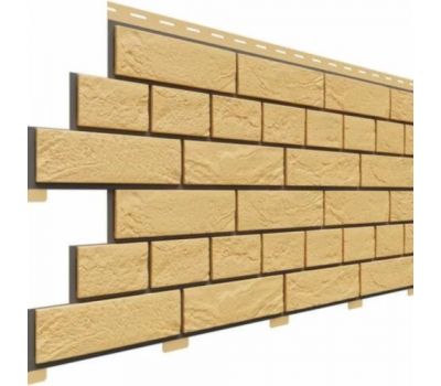 Цокольный сайдинг коллекция Кирпич Славянка - Желтый от производителя Доломит по цене 480 р Цокольный сайдинг коллекция Кирпич Славянка - Желтый от производителя Доломит по цене 480 р
