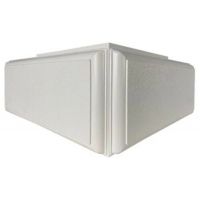 Термоугол Наружный Дагестанский Камень 400 мм Белый Термоугол Наружный Дагестанский Камень 400 мм Белый