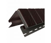 Угол наружный для цокольного сайдинга Кирпич Славянка Коричневый Угол наружный для цокольного сайдинга Кирпич Славянка Коричневый