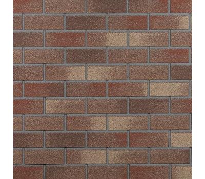 Плитка Фасадная битумная, HAUBERK кирпич Английский (2.5 кв. м) от производителя  Технониколь по цене 765 р Плитка Фасадная битумная, HAUBERK кирпич Английский (2.5 кв. м) от производителя  Технониколь по цене 765 р