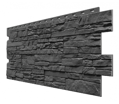 Фасадные панели (цокольный сайдинг) , Алтай Графит от производителя Docke по цене 605 р Фасадные панели (цокольный сайдинг) , Алтай Графит от производителя Docke по цене 605 р