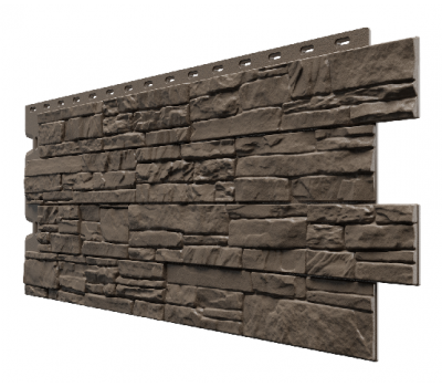 Фасадные панели (цокольный сайдинг) , Алтай Шоколад от производителя Docke по цене 605 р Фасадные панели (цокольный сайдинг) , Алтай Шоколад от производителя Docke по цене 605 р