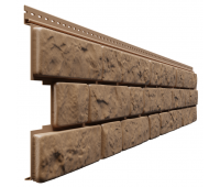 Фасадные панели - серия LUX BERGART под камень Лесной фундук Фасадные панели - серия LUX BERGART под камень Лесной фундук