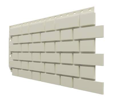 Фасадные панели Flemish (гладкий кирпич) Молочный от производителя  Docke по цене 627 р Фасадные панели Flemish (гладкий кирпич) Молочный от производителя  Docke по цене 627 р