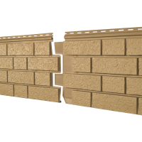 Фасадная панель Стоун Хаус S-Lock Клинкер Горчичный Фасадная панель Стоун Хаус S-Lock Клинкер Горчичный