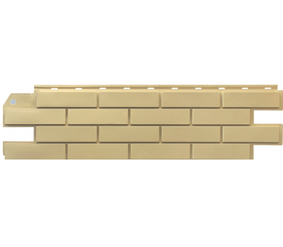 Фасадная панель Кирпич светло-бежевый от производителя SteinDorf по цене 450 р Фасадная панель Кирпич светло-бежевый от производителя SteinDorf по цене 450 р