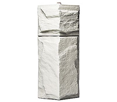 Угол Гранит Леон - Белый от производителя  Т-сайдинг по цене 380 р Угол Гранит Леон - Белый от производителя  Т-сайдинг по цене 380 р